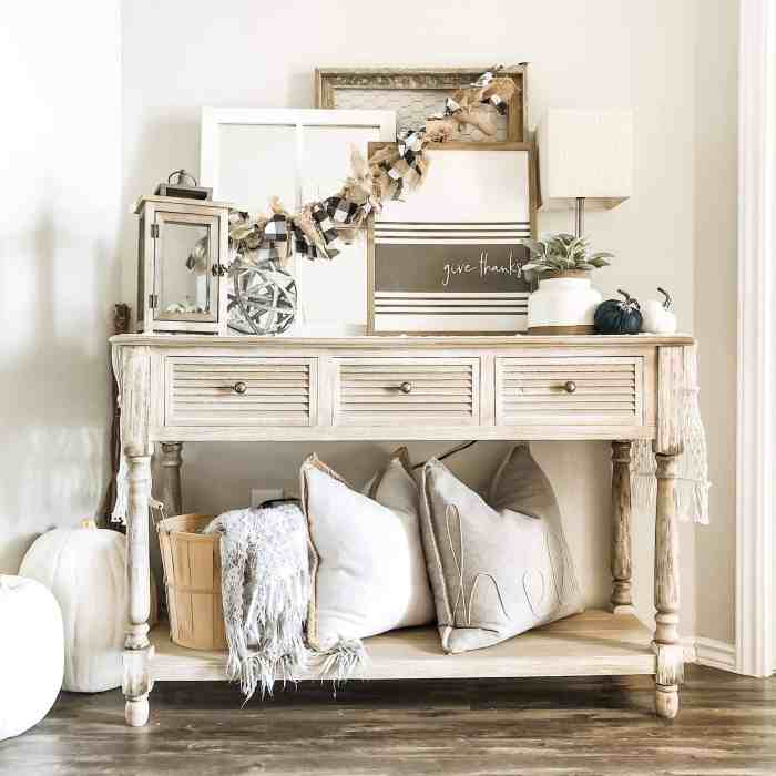 Decor Ideas for Console Table Style & Function